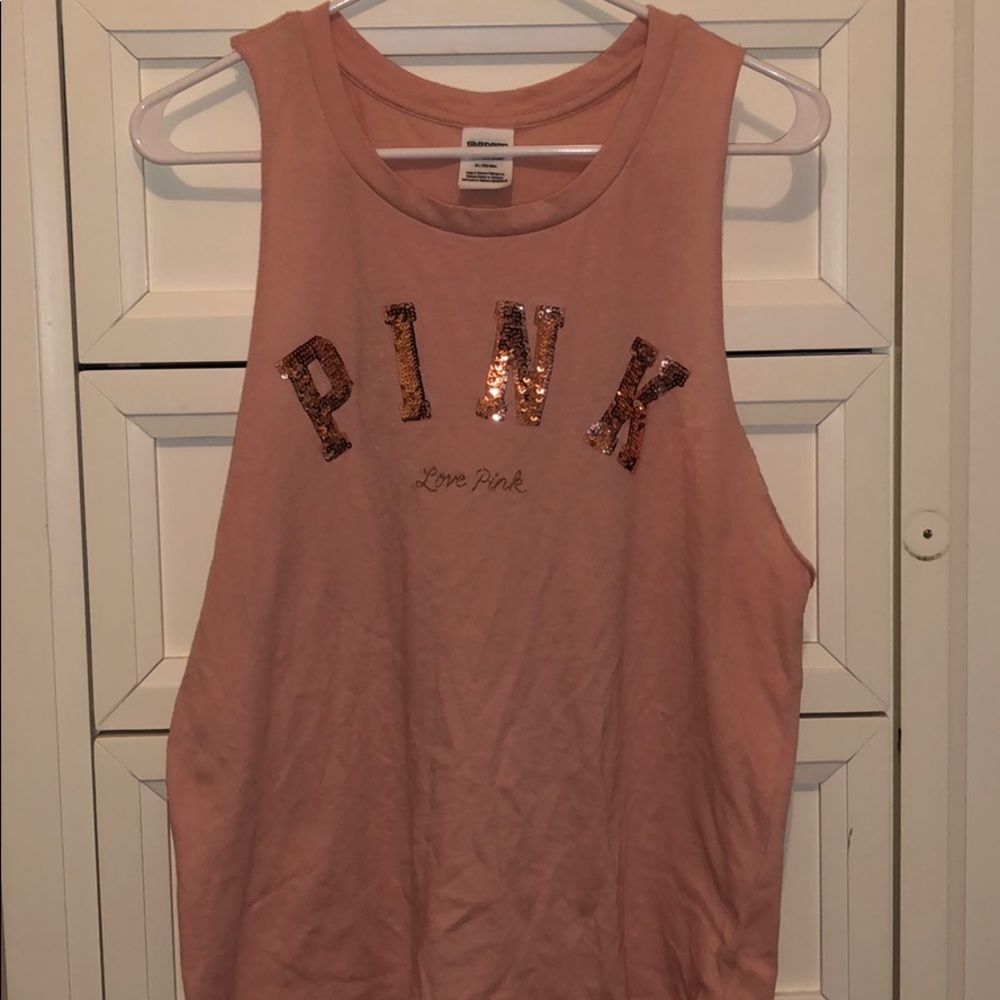 Pink sparkly PINK top